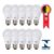 Kit 10 Lâmpada Bulbo Led 15w Branco Frio 6500k Bivolt Kian