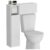 Armário de Banheiro para Vaso Sanitário com Suporte para Papel e 2 Portas Multimóveis FG3054 Branco