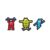 Jibbitz™ crocs monstros – 3 pack unico