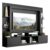 Estante Rack com Painel e Suporte TV 65″ Moscou Multimóveis Preto