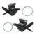 Alavanca Passador Trocador Marcha Bike 3x8v 24v Absolute S/manete