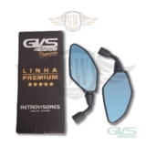 Retrovisor Gvs Mt 03 07 09 Rebaixado Honda Convexo Azul