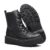 Coturno Feminino Falcucci  Bota Plataforma Tratorado Cano Curto