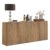 Aparador Buffet Suspenso Multimóveis Veneza 4 Portas FG3594 Rustic