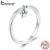 Anel De Garra Bamoer 925 Silver Cute Dog’s Para Jóias De Moda Feminina
