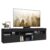 Rack para TV até 65″ Multimóveis Paris FG3308 com 2 Portas Preto