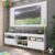 Rack c/ Painel TV 65″ Retrô Holanda Multimóveis BR3133 Branco/Natural