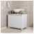Gabinete Armário Para Banheiro Rodízios Clean Branco Caemmun