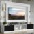 Rack Estante com Painel TV 65″ e 2 portas Oslo Multimóveis Branco/Preto