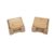 Kit porta copos de bambu quadrado 12 peças – Oikos