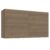 Armário Aéreo Madesa Stella 120 cm 2 Portas – Rustic