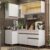Cozinha Completa de Canto Madesa Reims 262001 com Armário e Balcão – Branco