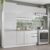 Armário de Cozinha Compacta 100% MDF 260cm Portas Branco Brilho Acordes Madesa 02