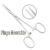 Pinça Halstead Mosquito Reta 12,5cm Aço Inox Veterinária Odonto e areas da Saúde