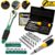 Kit Ferramentas Soquete Bits Chave Catraca Reversível Com Maleta 58 Peças Hobby Semi Profissional
