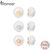 Prata Bamoer 925 Brincos De Silicone Simples Para Adequados Jóias De Moda 0,5cm
