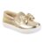 Tênis Casual Infantil Feminino Iate Slip-on Menina Laço Strass Confortável Moda Blogueira Festa Menina Calce Fácil Leve