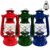 Lampião A Querosene 24cm Lamparina Pequena Luminária Vermelho – Verde – Azul Cores Sortidas