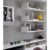 3 Prateleiras Nicho U 50X15 CM   Branco Decoração Livros Sala Quarto Cozinha