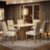 Conjunto Sala de Jantar Madesa Daniela Mesa Tampo de Madeira com 6 Cadeiras – Rustic/Crema/Imperial