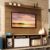 Rack Madesa Cancun e Painel para TV até 65 Polegadas – Rustic/Rustic/Branco