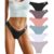 FINETOO 6pçs/Conjunto Roupa Íntima Feminina Sexy Calcinha De Biquíni Hipster Brasileiro Cheeky S-XL