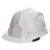 CAPACETE COM ABA FRONTAL BRANCO PLASTCOR