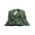 Chapéu Style Bucket Hat Aba Boné Dupla Face Proteção Sol – Camuflado Verde Escuro Digital