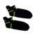 Meia de Corrida Cano Curto 39-43 F14-PV Preto e Verde Acte