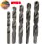 Kit Jogo 5 Brocas Aço Rápido Para Metal 11,13,15,17,19mm Haste Rebaixada Profissional Parede Furo
