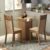 Conjunto Sala de Jantar Madesa Moni Mesa Tampo de Vidro com 2 Cadeiras – Rustic/Crema/Pérola