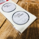 50 Etiquetas Bolo De Pote Sabor E Validade Ouro Cód. 731  (Ms)