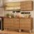Cozinha Completa Madesa Emilly Drive com Balcão e Armário Aéreo Reflex – Rustic