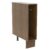 Balcão Porta-Pano Madesa para Cozinhas Lux, Glamy e Stella 20 x 60 cm (Sem Tampo) – Rustic