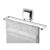 Suporte Porta Toalha Rosto Toalheiro 25cm Lavabo Banheiro Com Ventosa Cromado