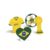 Decorativo de Mesa – Brasil Copa 2022 – 4 unidades – Cromus
