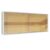 Armário De Cozinha Aéreo 100% MDF 2 Portas de Correr de Vidro Reflex Branco Acordes Madesa