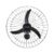 Ventilador de Parede Ventisol Oscilante Premium 3 Velocidades 60cm – Bivolt