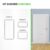 Rodameio Boiserie Adesivo Kit Trio Cortado 40×80 40×20 40×30