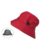 Chapéu Style Bucket Hat Aba Boné Dupla Face Proteção Sol – Vermelho