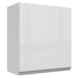 Armário De Cozinha Aéreo 100% MDF 60 cm Porta Branco Brilho Acordes Madesa