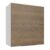 Armário Aéreo Madesa Stella 60 cm 1 Porta – Branco/Rustic