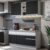 Armário de Cozinha Compacta 150cm Branco/Preto Glamy Madesa 01
