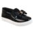 Tênis Casual Infantil Feminino Iate Slip-on Menina Confortável Laço Strass Moda Atual Blogueira Festa Calce Fácil Leve