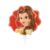 Vela Princesa – Bela – 1 unidade – Silver Festas – Rizzo