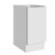 Balcão Madesa Lux 40 cm 1 Porta (Sem Tampo) – Branco/Branco Veludo