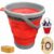 Balde Dobrável 10l Silicone Sanfonado Flexível Retrátil