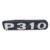 Emblema Letreiro Modelo Potência Scania S5 2011… P310 Cromado (1930492)