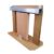 Kit p/ Porta Correr Trilho Alumínio 35×35 3,00m Natural