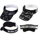 Viseira Para Corrida E Triathlon HUPI – Kit 02 Viseiras Asas